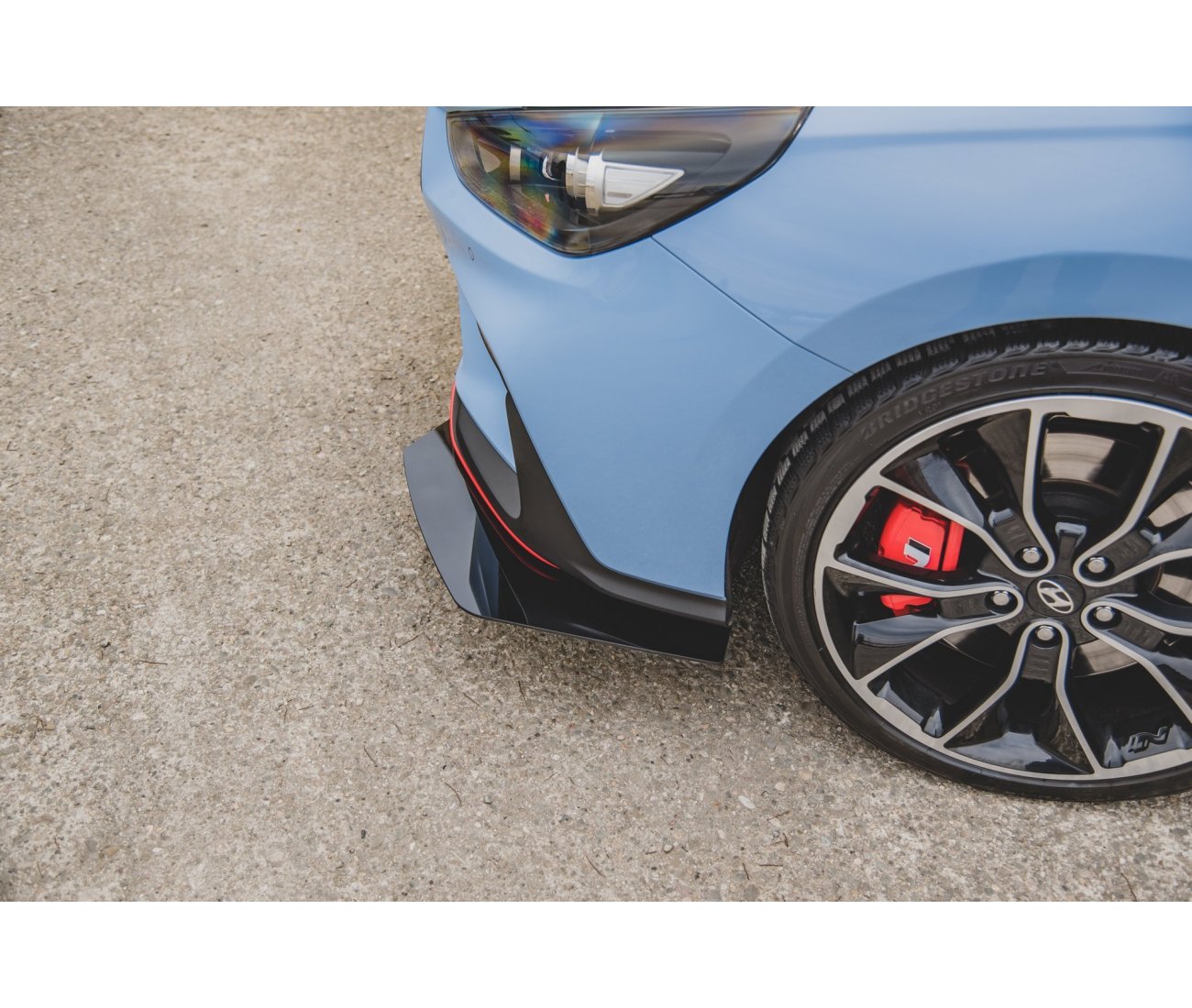 Front Stoßstangen Racing Flaps für Hyundai I30N