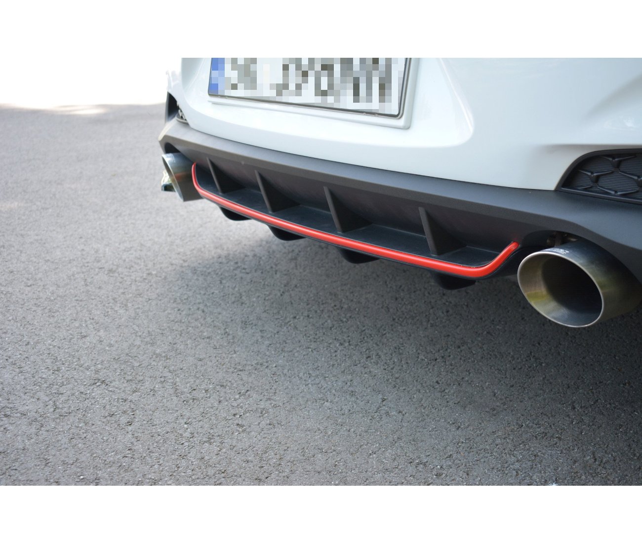 Rear diffuser for Hyundai I30N Hatchback