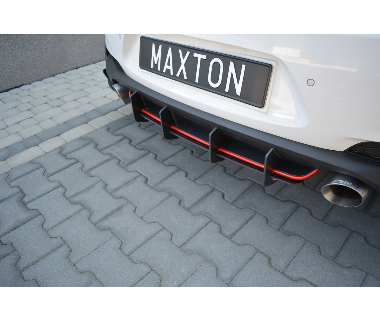 Rear diffuser bumper for Hyundai I30N Hatchback