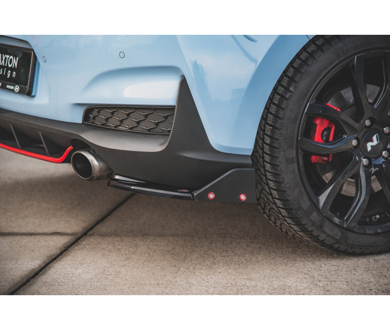 Heck Flaps + Wings V.6 für Hyundai I30N Hatchback