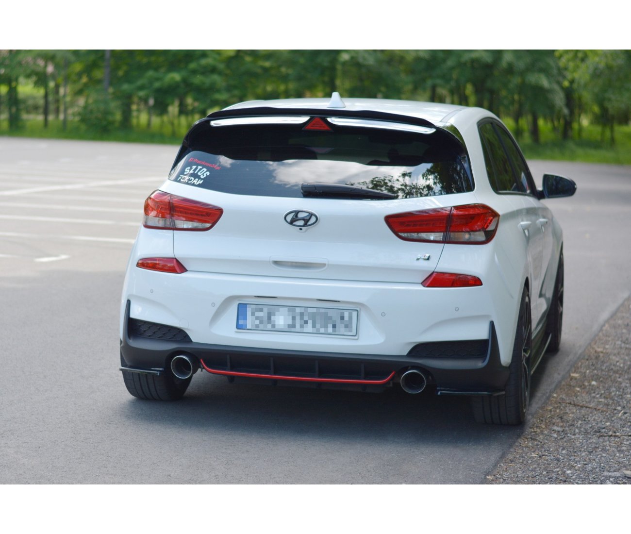 Rear flaps for Hyundai I30N Hatchback