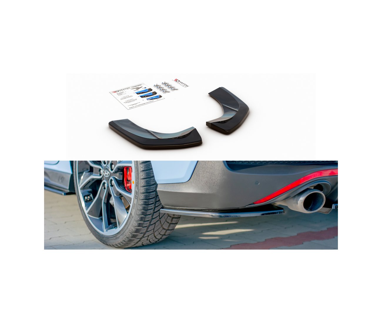 Rear flaps for Hyundai I30N Fastback