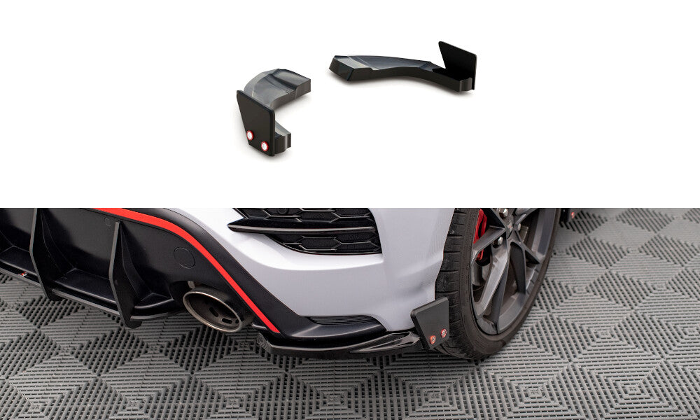 Rear Flaps V.1 + Flaps for Hyundai Kona N