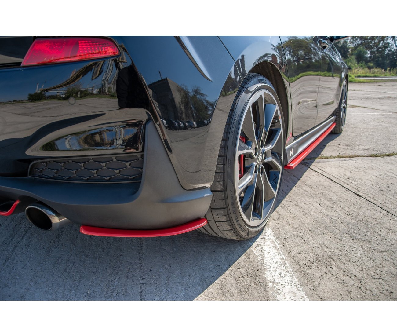 Heck Flaps V.2 für Hyundai I30N Hatchback