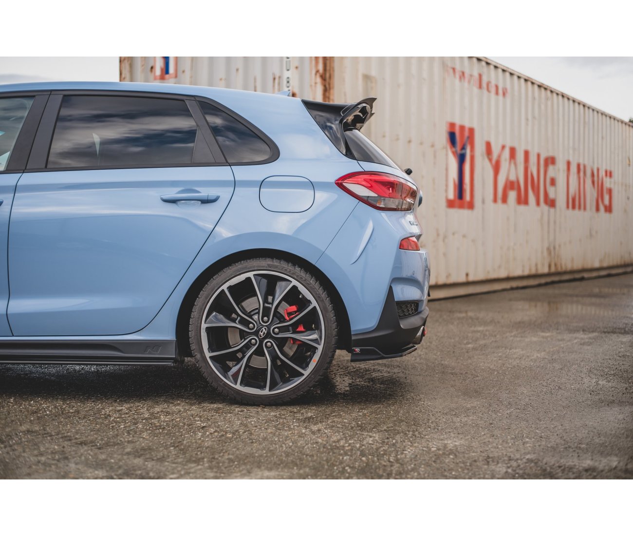 Rear Flaps V.3 for Hyundai I30N Hatchback