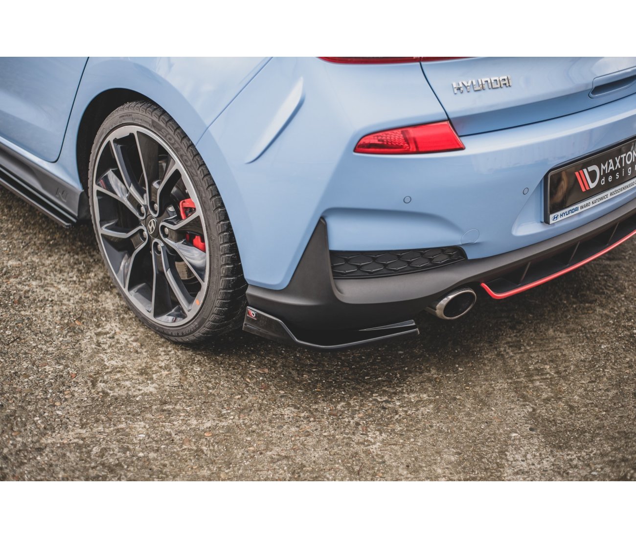 Rear Flaps V.3 for Hyundai I30N Hatchback