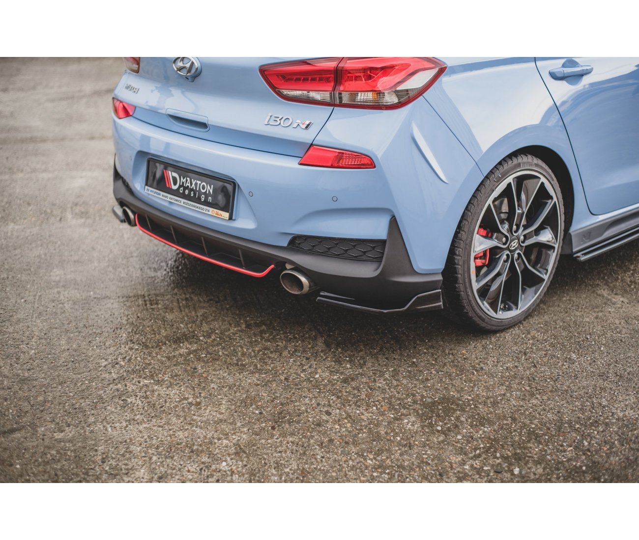 Rear Flaps V.3 for Hyundai I30N Hatchback