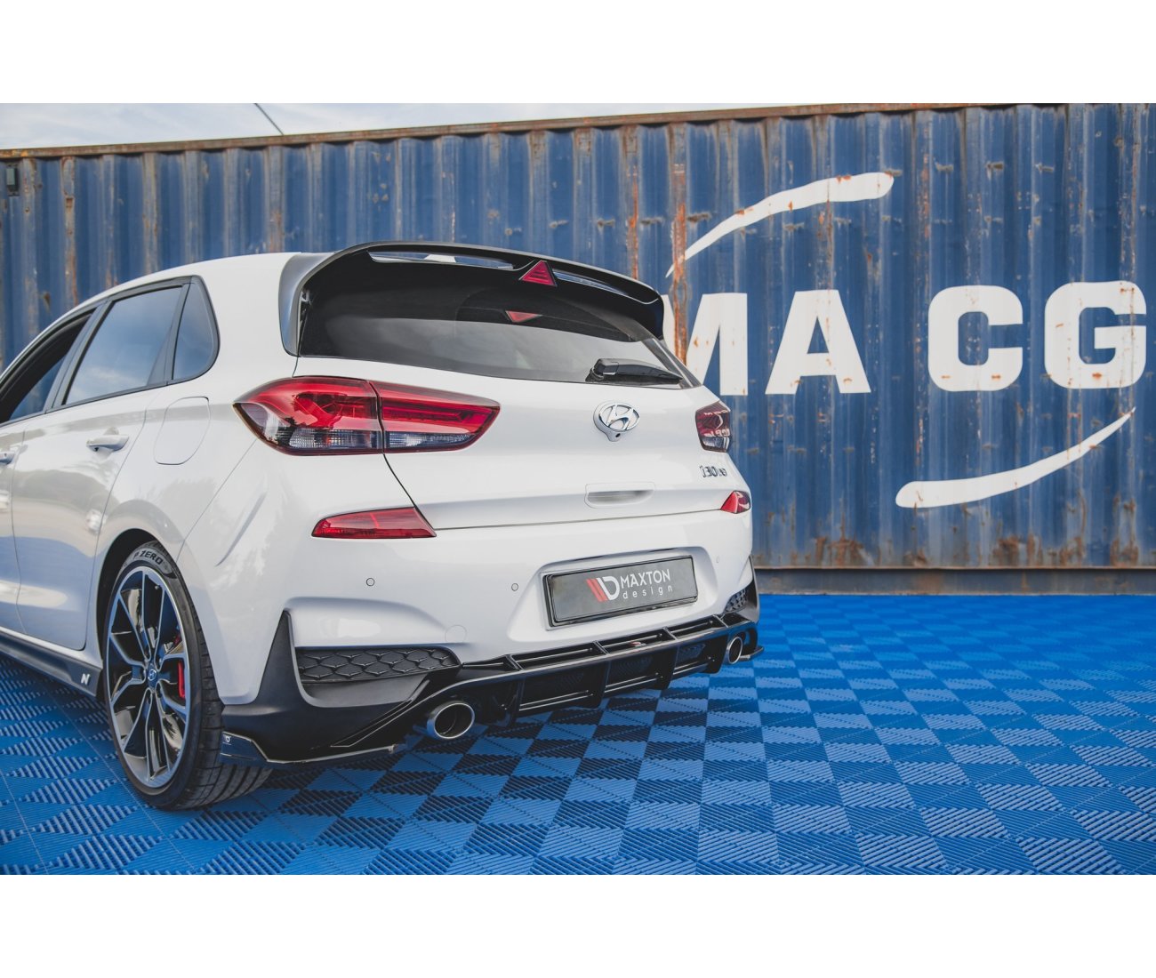 Rear Flaps V.4 for Hyundai I30N Hatchback