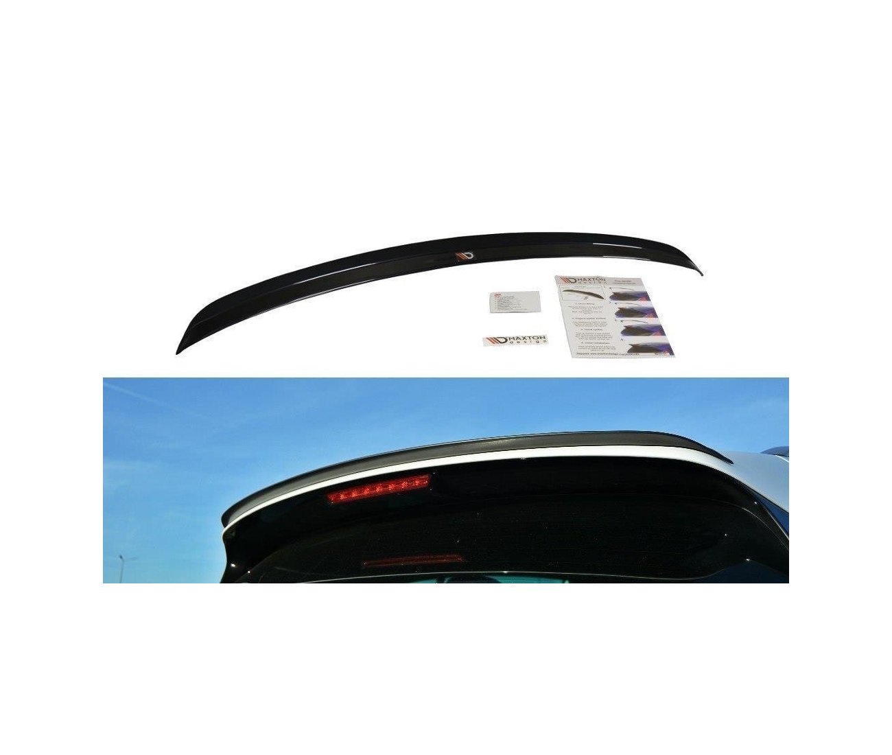 Rear spoiler attachment tear-off edge for Kia Sportage GT-Line