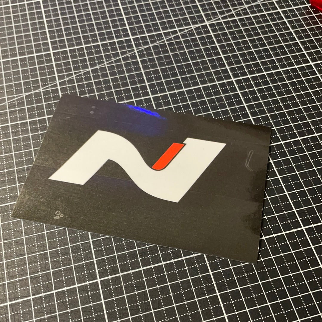 N TECHNIKS® Airbag Aufkleber für Hyundai N Logo