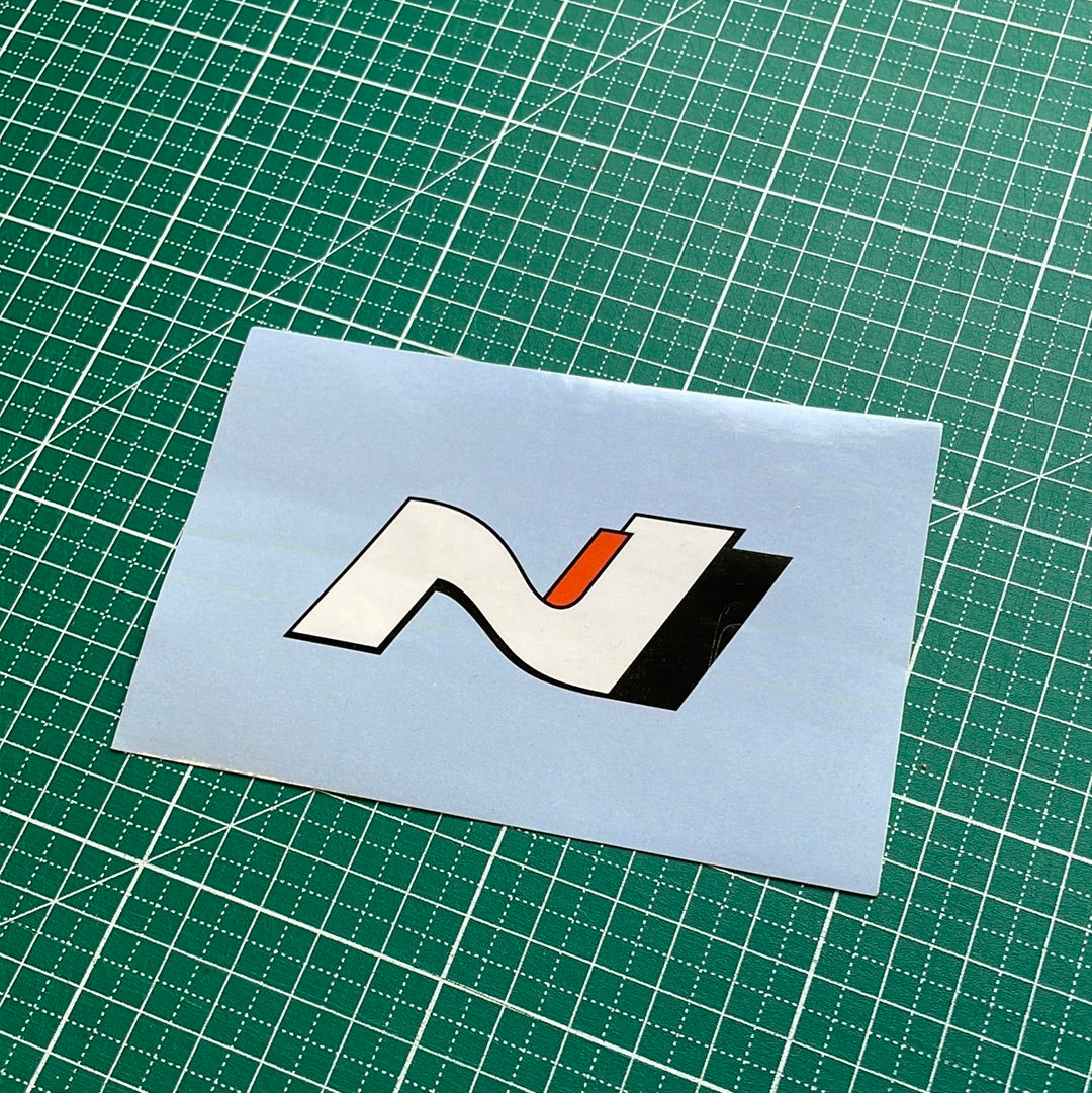 N TECHNIKS® Airbag Aufkleber für Hyundai N Logo