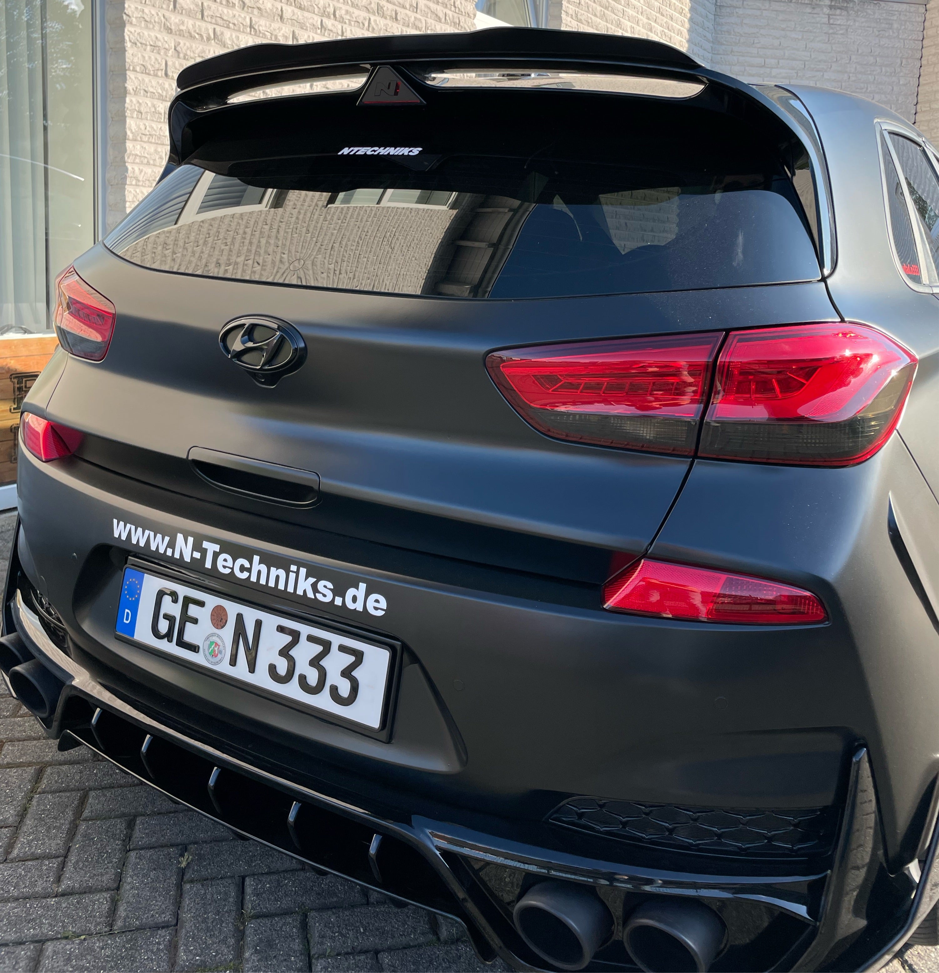 N TECHNIKS® Tönungsfolie 3. Bremsleuchte für Hyundai I30N/Kona N