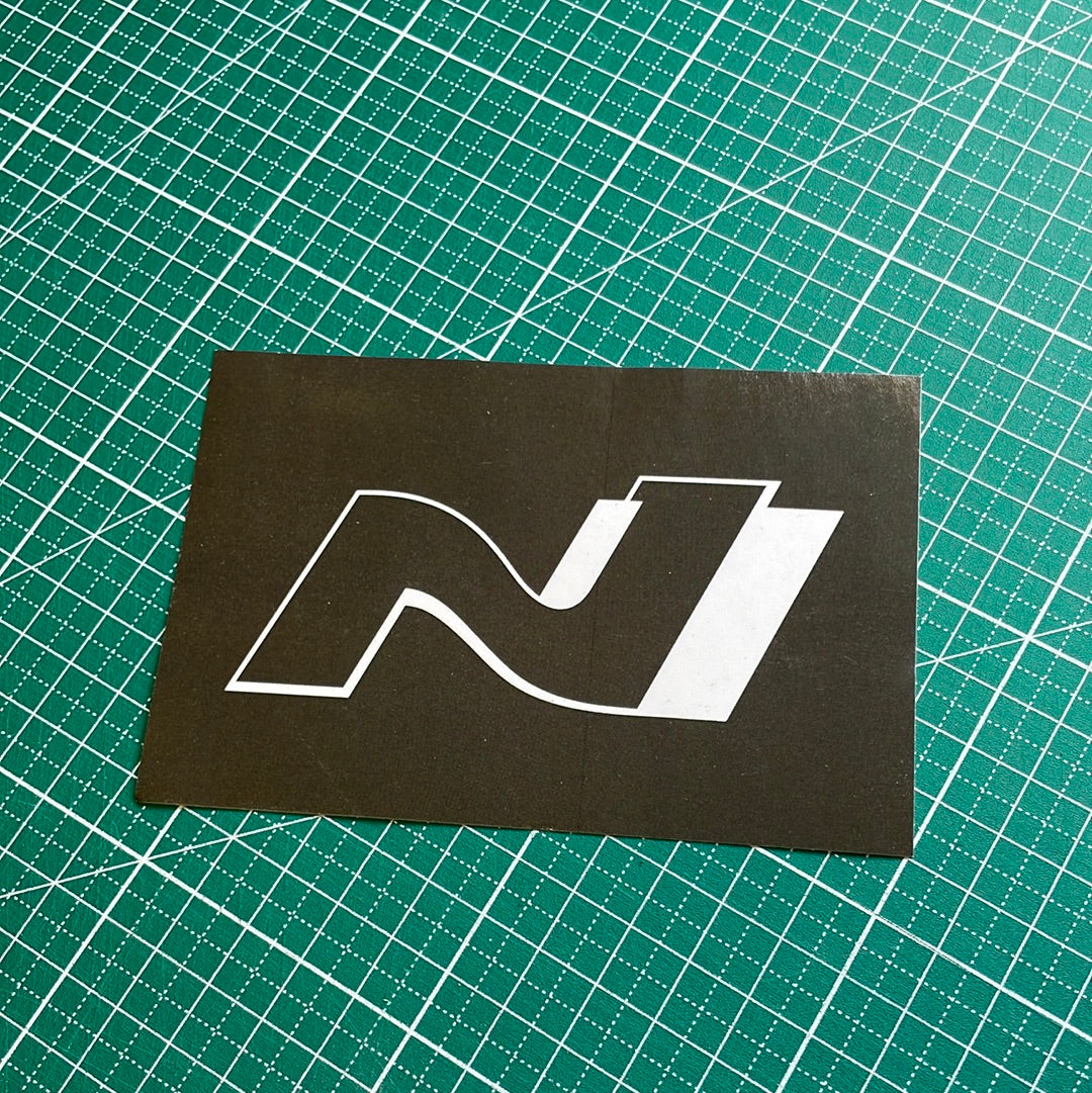 N TECHNIKS® Airbag Aufkleber für Hyundai N Logo