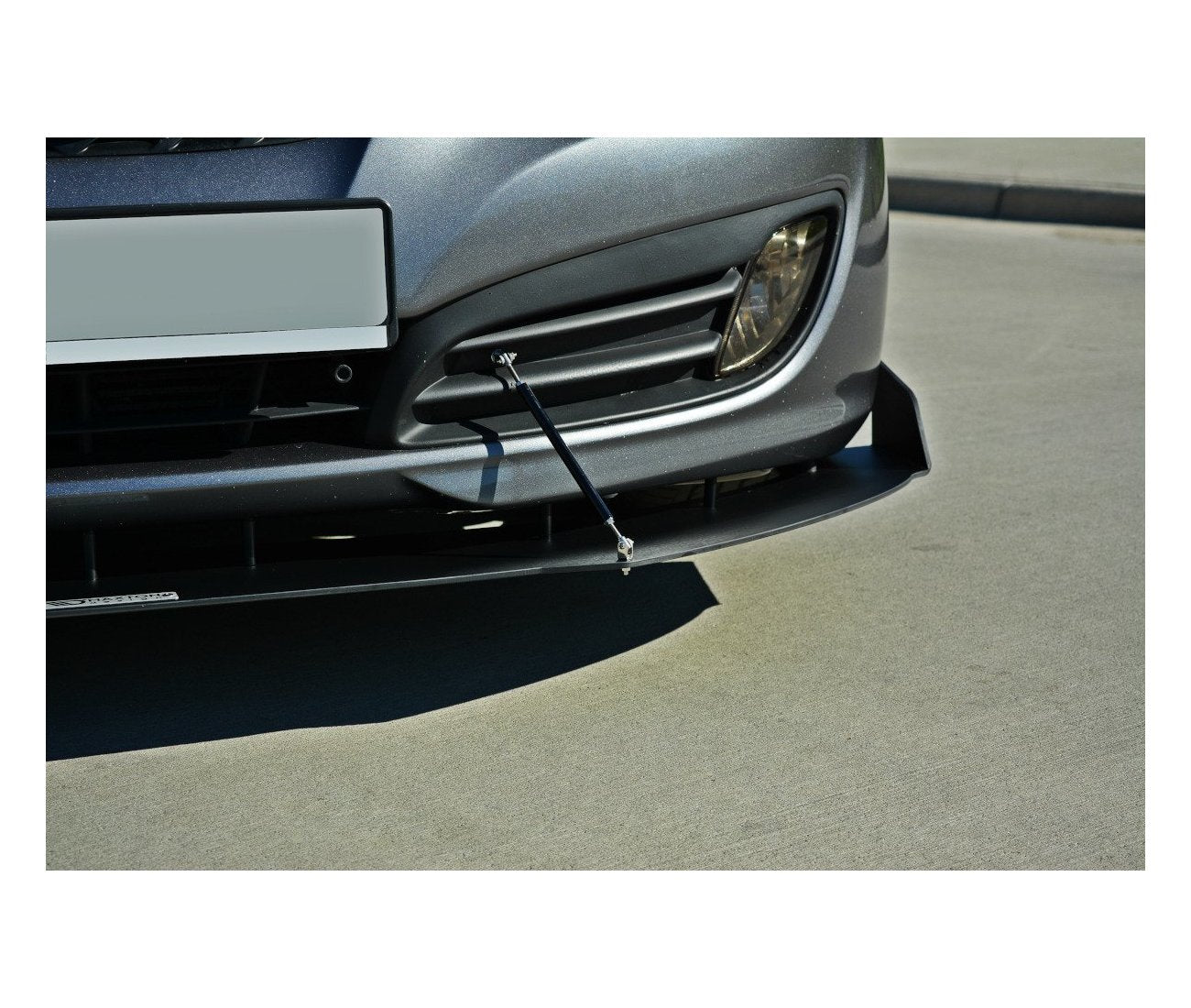 Racing Cup spoiler lip front approach for Hyundai Genesis Coupe